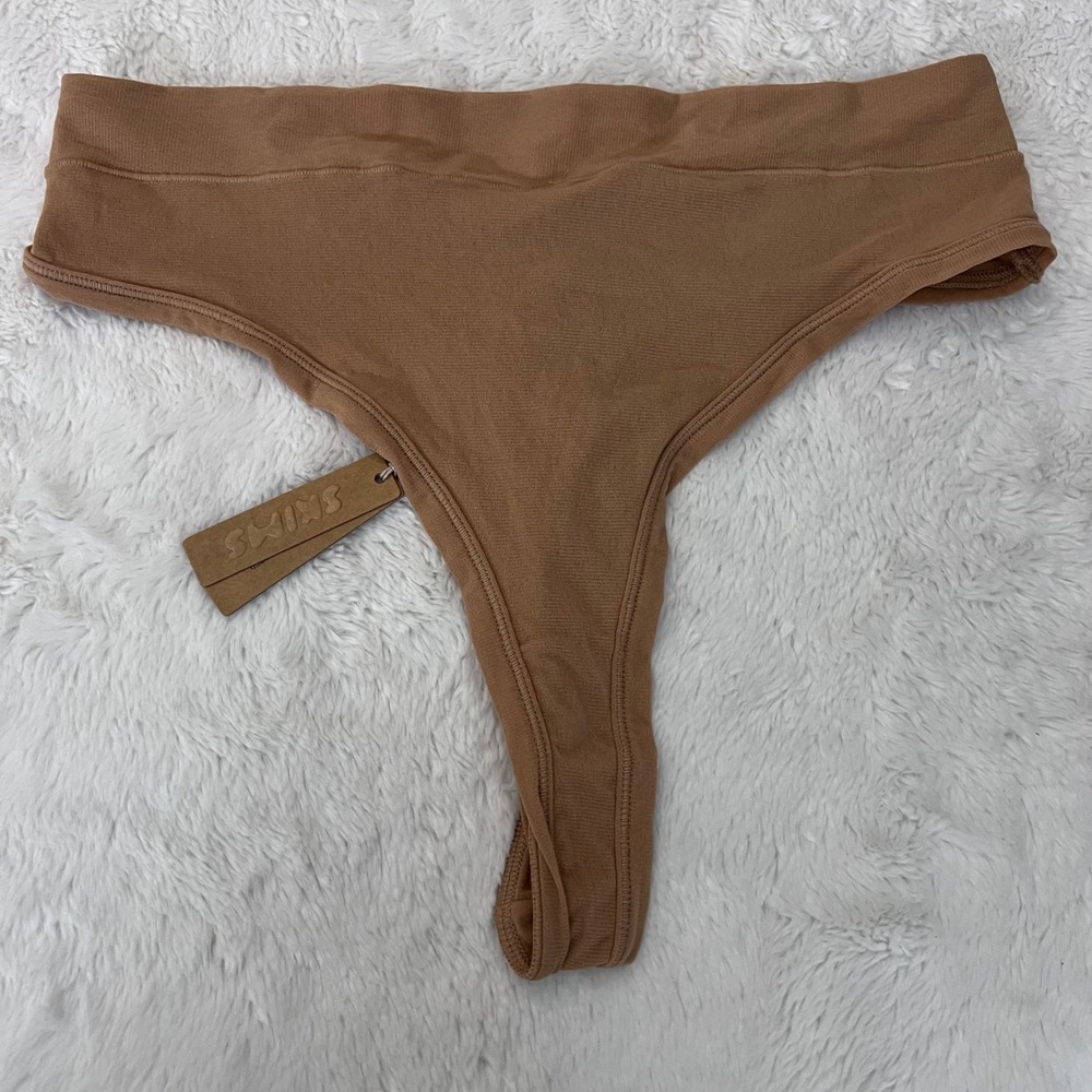SKIMS Women's Fits‎ Everybody Thong Ochre Brown PN-THG-1635 Size 2X NWT